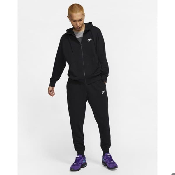 Träningsbyxor - Nike - SPORTSWEAR CLUB - Svart - Elastisk midja - Fitness