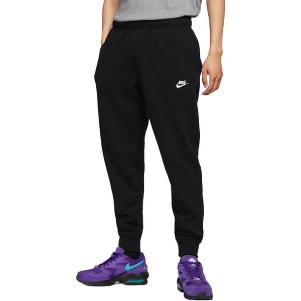 Träningsbyxor - Nike - SPORTSWEAR CLUB - Svart - Elastisk midja - Fitness