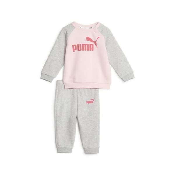 Träningsset - PUMA - Minikatter Ess Raglan Jogger - Rosaglasyr - Barn - Långa ärmar