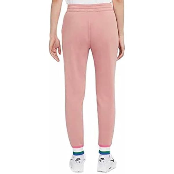 FLC Byxor - Nike - W NSW HRTG - 80 % bomull - Figursydd - Rosa/Rosa/Vit