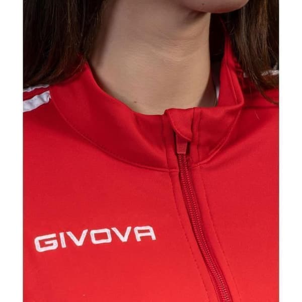 Givova Revolution Summer träningsoverall för kvinnor - Röd/Blå - XL - Fotboll - Inomhus - Långa ärmar