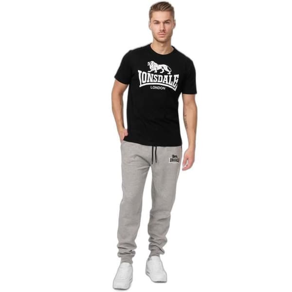 Joggingbyxor - Lonsdale - Två färger - Gråmelerad - Regular fit - Andningsbar