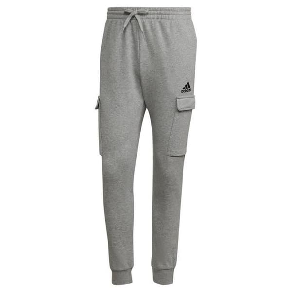 Cargo Byxor - Adidas - HL2234 - Grå Medium - Elastisk Midja - Cargo Fickor