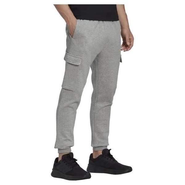 Cargo Byxor - Adidas - HL2234 - Grå Medium - Elastisk Midja - Cargo Fickor