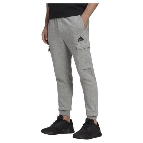 Cargo Byxor - Adidas - HL2234 - Grå Medium - Elastisk Midja - Cargo Fickor