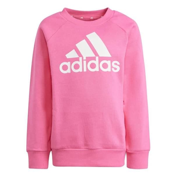 Träningsoverall Flicka - Adidas - Essentials Logo Fleece - Rosa - Långa ärmar - Svalande