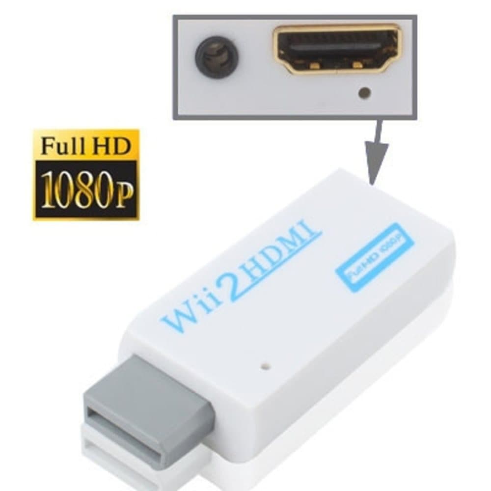 Wii till HDMI Adapter (1080p) Omvandlare / Konverter