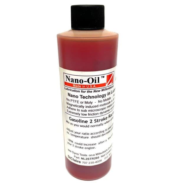 Nano-Oil from StClaire Gasoline 2 stroke Racing Formula
