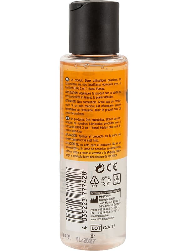 Eros: 2in1 Water-based Lubricant, Anal & Delay