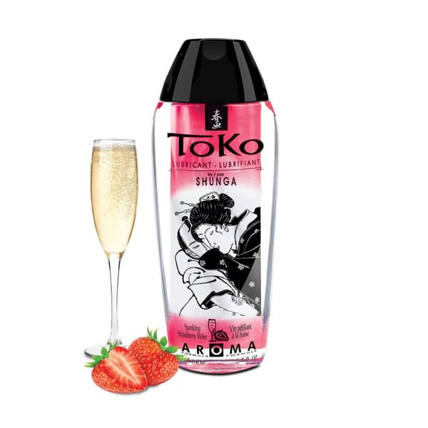 Smaksatt glidmedel Shunga 8407400 165 ml Jordgubbe