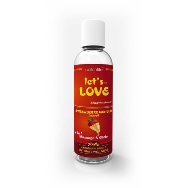 Glidmedel Nature Body 100 ml Jordgubbe Vanilj