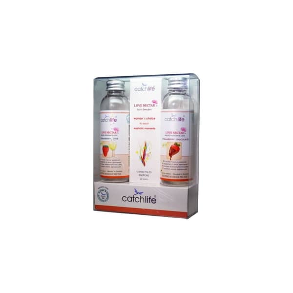 Glidecreme Nature Body Nectar I 2 x 75 ml Jordbær