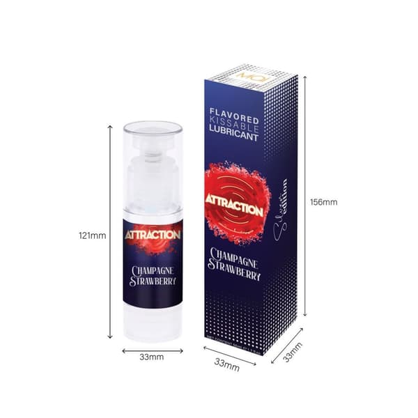 Glidecreme Attraction Jordbær Champagne