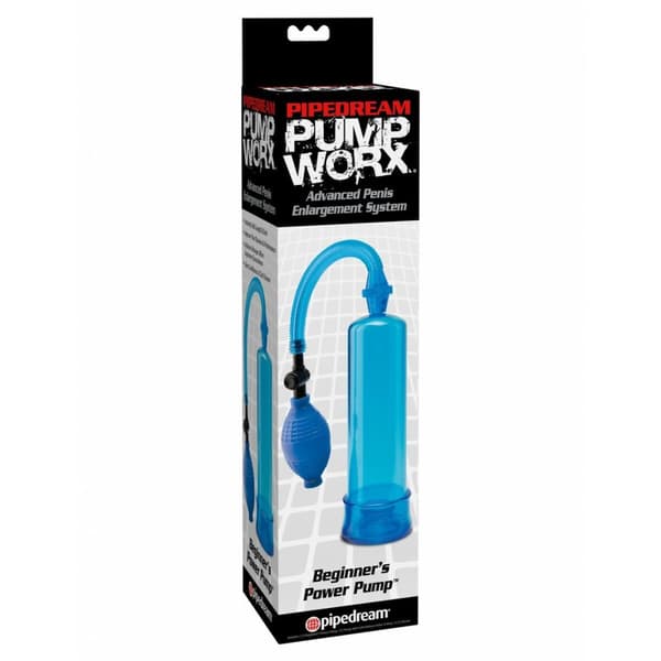 Penispump Pipedream Pump Worx Blå