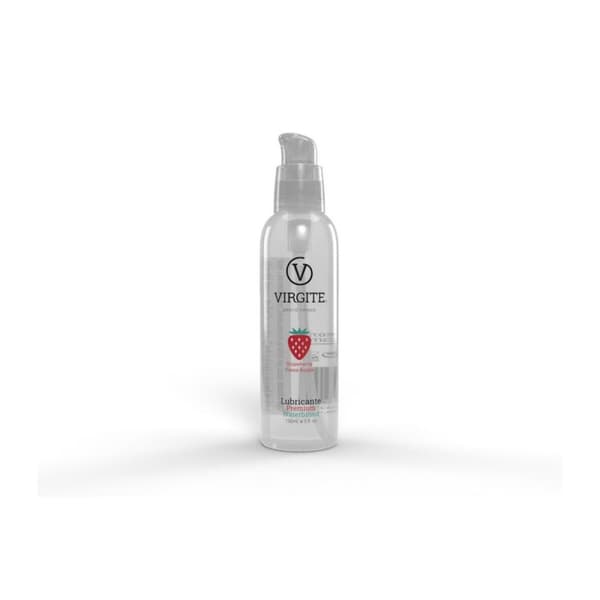 Slide Vattenbaserat Glidmedel Virgite 150 ml Jordgubbe
