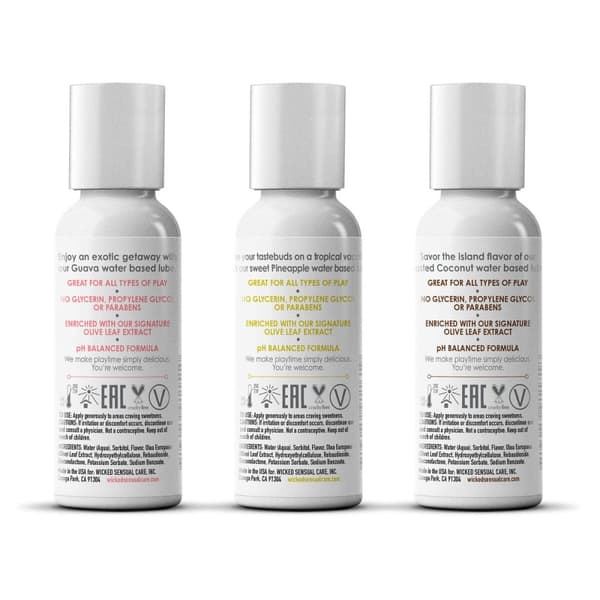 Glidmedel Wicked Sensual Care 3 x 30 ml