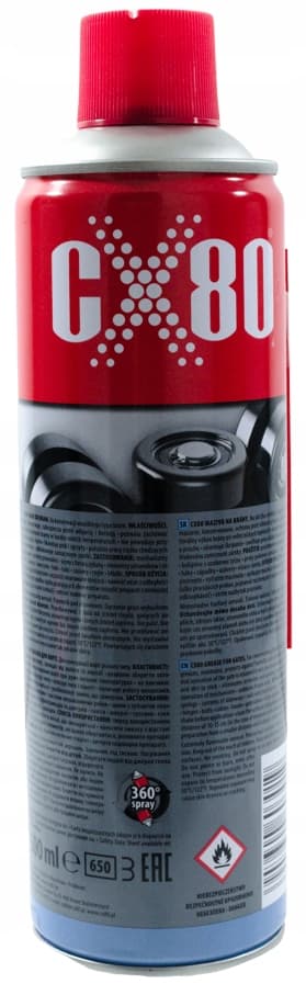 CX80 GLAS FÖR PORTLÅS 500 ml SPRAY