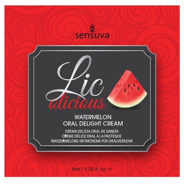 Smaksatt glidmedel Sensuva Vattenmelon 6 ml
