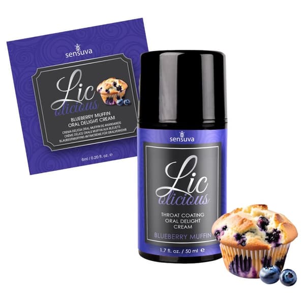 Maustettu luistovoide Sensuva Mustikka 6 ml