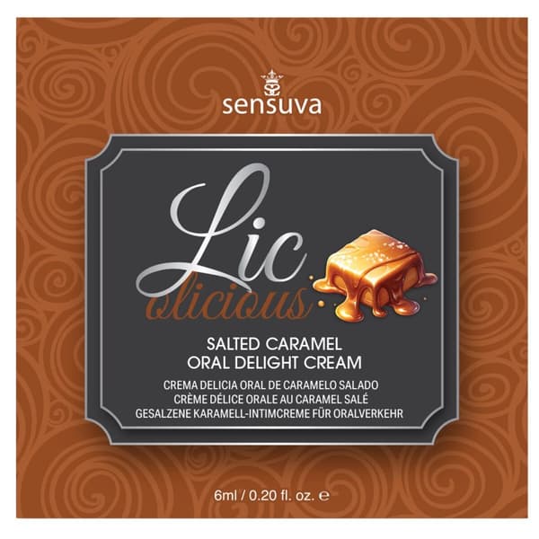Maustettu luistovoide Sensuva Toffee 6 ml
