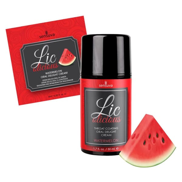 Maustettu luistovoide Sensuva Vesimeloni 6 ml
