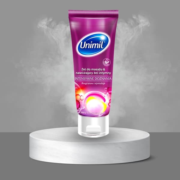 Unimil Intensive Sensations massage gel og fugtgivende intim gel 200ml