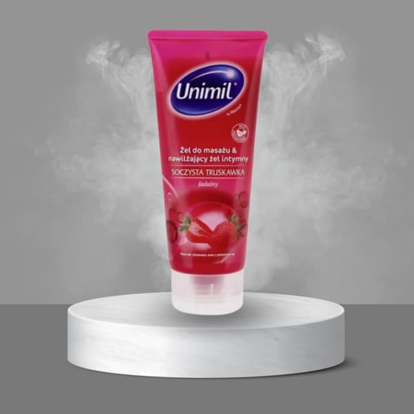 Unimil Luscious sensuel massagegel Juicy Strawberry 200ml