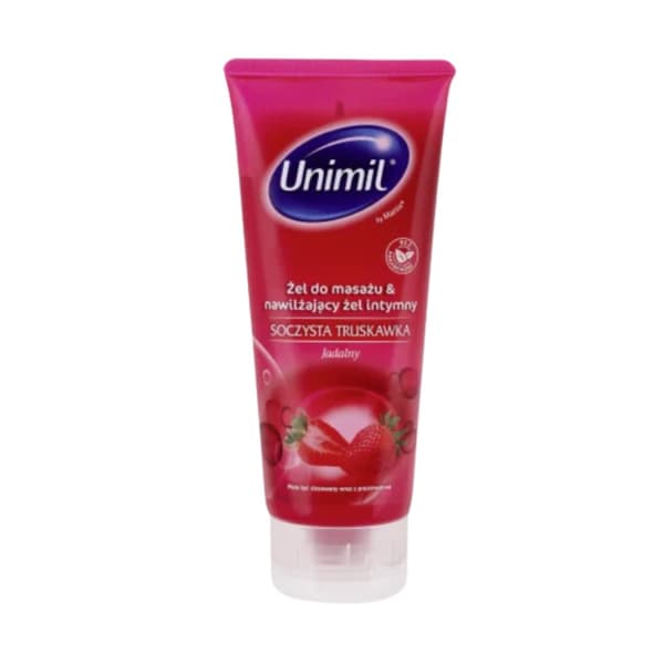 Unimil Luscious sensuel massagegel Juicy Strawberry 200ml
