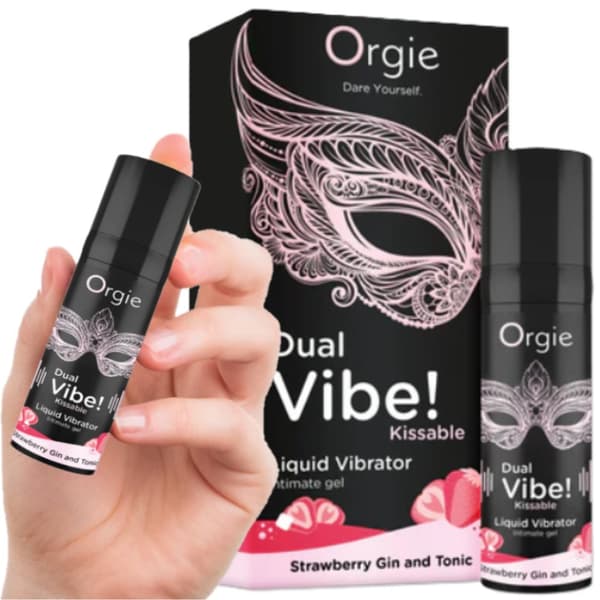 Orgies - Dual Vibe! Liquid Vibrator 15ml - Strawberry Gin and Tonic