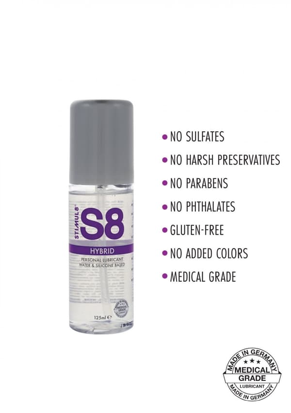S8 Hybrid Lube 125ml Naturlig