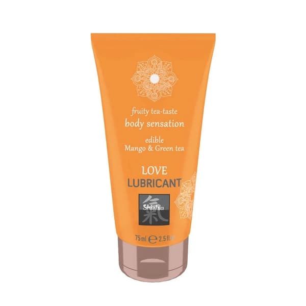 SHIATSU Love smøremiddel spiselig Mango &amp; Grøn te