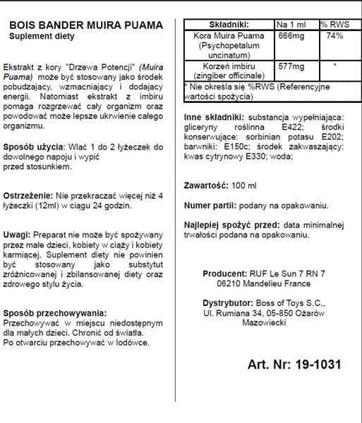 BOIS BANDE kosttillskott 100 ML