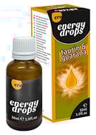 Ravintolisä Energy Drops 30ml Taurin &amp; Guarana (m+w)