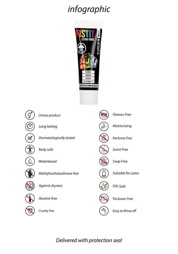 Ekstra tyk smøremiddel Rainbow 0,8 fl oz / 25 ml
