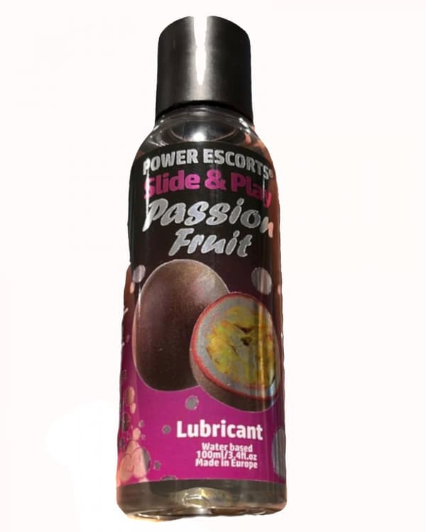 Power Escorts Passion Fruit Lubricant gel 100ml Slide&amp;Play