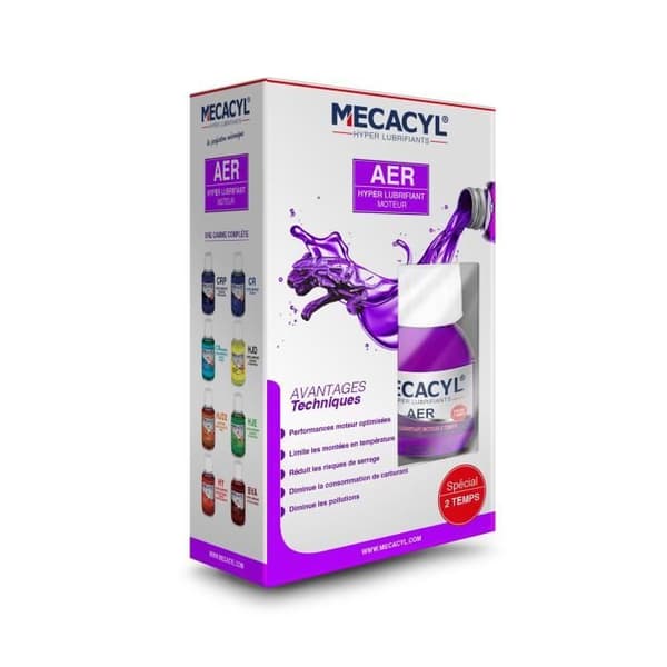 MECACYL AER Hypersmörjmedel för alla 2-takts bensinmotorer - 60 ml