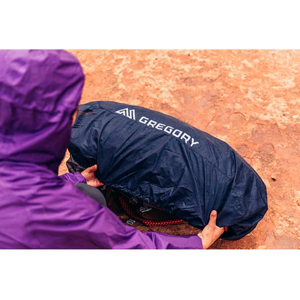 Gregory Raincover 50-80l Regnslag Sort