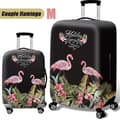 Miniatyrbild 2 av 4: TD® TEMPSA Elastic Travel Bagage Resväska Skyddsöverdrag Par flamingo 22 M Innehåller endast skyddsöverdrag