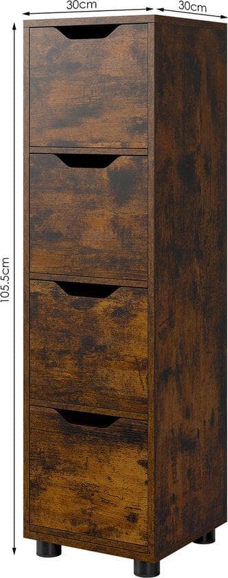 Skåp-4 laddar djupt vertikalt skåp kommode smalle högt skåp sovrum badrum förvaring skåp