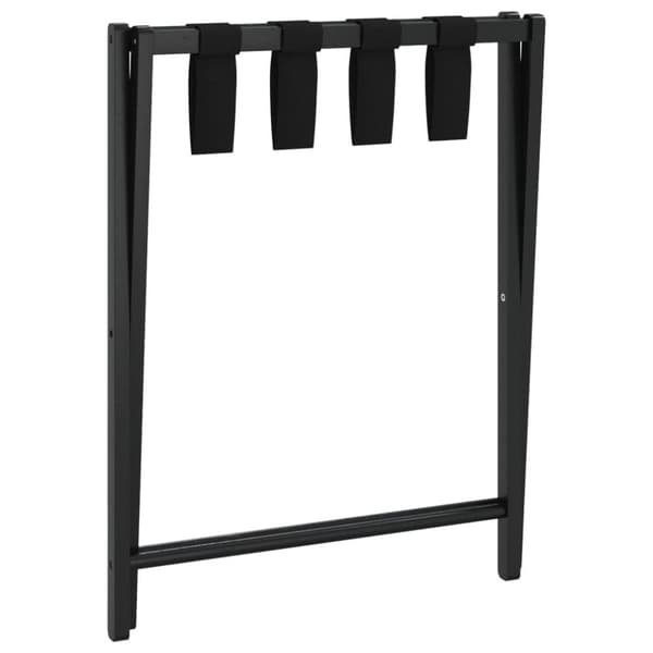 vidaXL kuffertbænk 68,5x38x58 cm bambus sort