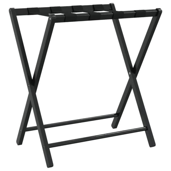 vidaXL kuffertbænk 68,5x38x58 cm bambus sort