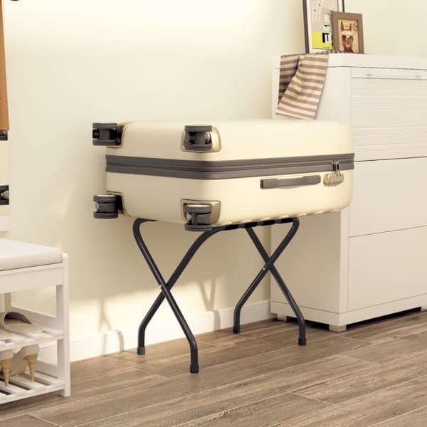 vidaXL kuffertstativ 56x40x49 cm sort -  Kuffertstativer