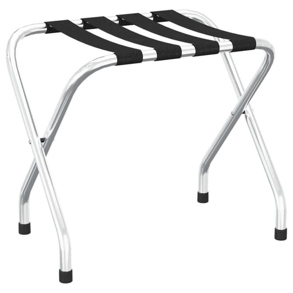 vidaXL Bagagehylla svart och silver 56x40x49 cm -  Hyllor och ställningar för bagage