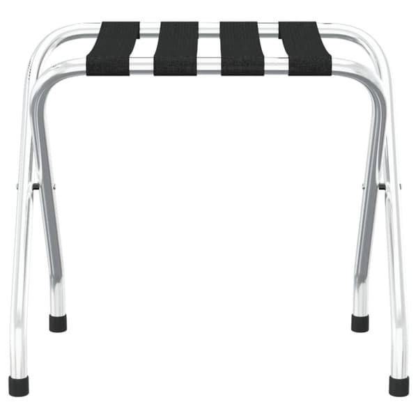 vidaXL Bagagehylla svart och silver 56x40x49 cm -  Hyllor och ställningar för bagage