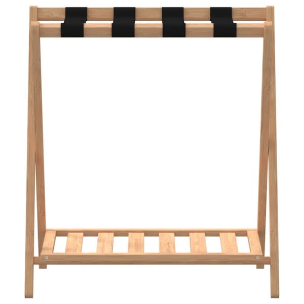 vidaXL Matkalaukkuteline 68x38x58 cm bambu -  Laukkutelineet