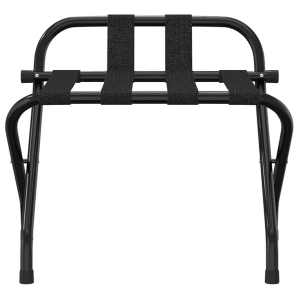 Kuffertstativer - Living kuffertstativ med ryglæn 56x39x52 cm sort