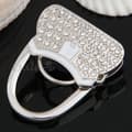 Miniatyrbild 4 av 4: Rhinestone Metal Handväska Krok 55x45x15mm Deco