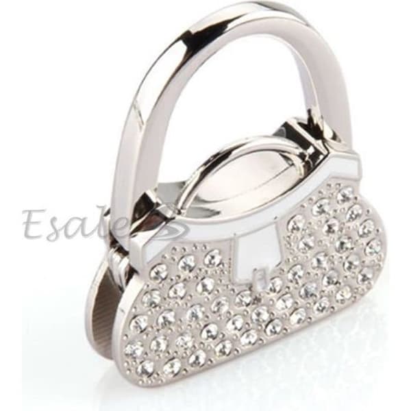 Rhinestone Metal Handväska Krok 55x45x15mm Deco
