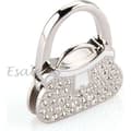 Miniatyrbild 1 av 4: Rhinestone Metal Handväska Krok 55x45x15mm Deco