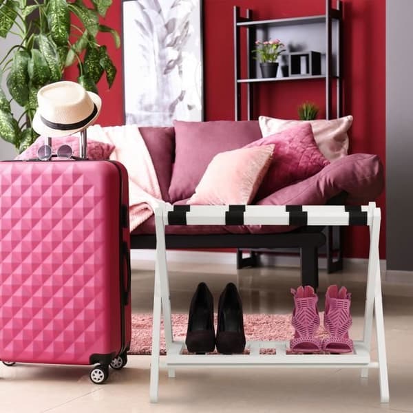 Fällbar bagagehylla med 2 hyllplan - 10029975-49